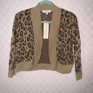 🌈3 For $20🌈 NWT PINQUE Animal Print Shrug